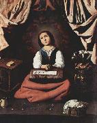 Francisco de Zurbaran The Young Virgin oil painting artist